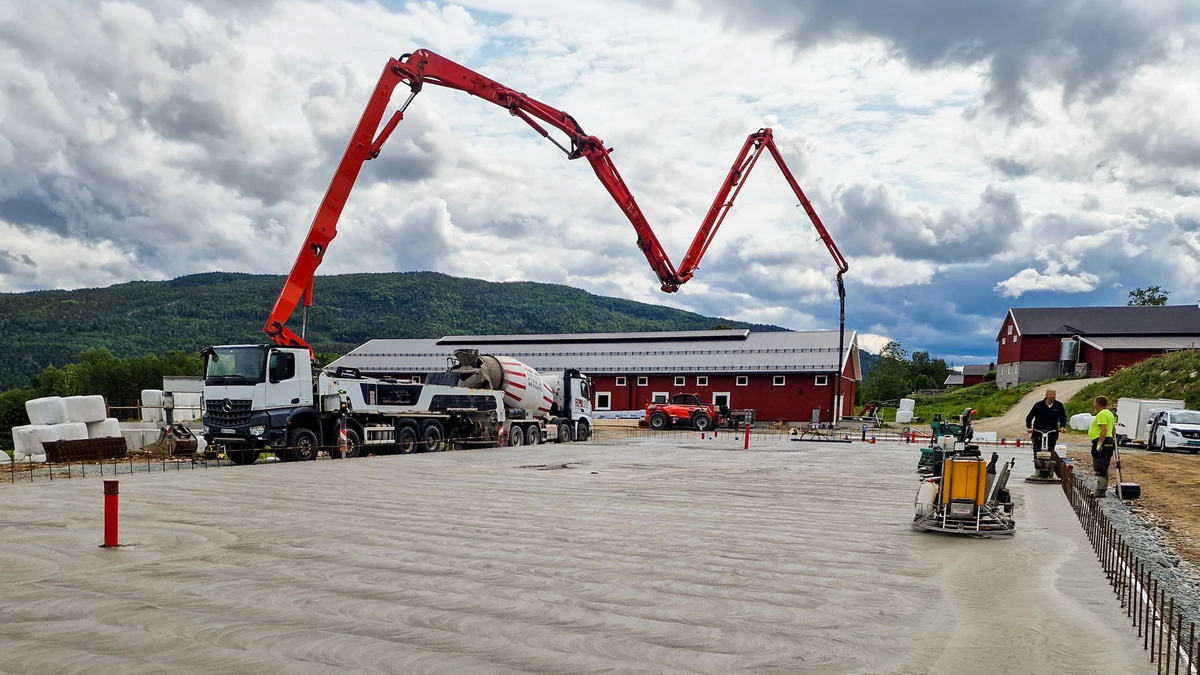 Operatør på pumpemixer